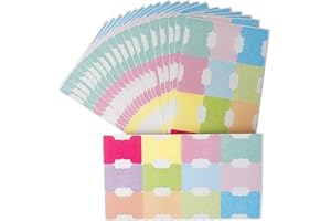 VICDUEKG 240 Stück Haftmarker, Index Tabs Selbstklebend, Haftnotizen Tabs Pastell, Page marker, Book Tabs für Monatliche Registerkarten Planer Bibelregister
