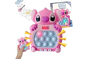 KAIMIRUI STi-tch toy Pop It Elettronico ,Fast Speed Push Game,Quick Push Bubble Game per Bambini ,Pop it Fidget game STi-tch Giocattoli,Bubble Sensory Fidget Toy. (SET-2)