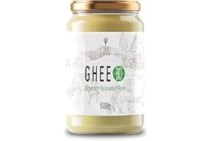 Cibo Ghee BIO - Beurre clarifié Made in Italy - Produit avec du lait des régions de Parme et Reggio Emilia - 500gr