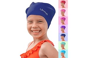 Limmys Kids Czepek na Basen – 100% Silikonowy Czepek na Długie Włosy dla Dzieci – Najwyższej Jakości, Rozciągliwy i Wygodny Czepek do Pływania dla Dzieci – Dostępny w Atrakcyjnych Kolorach