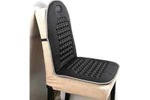 Supernic 2PCS Car Seat Cushions Orthopaedic Car Seat Cushion Cover Back Support Front Seat Cover Universal Car seat Protectors Car Back Seat Cushion Automotive Accessories Interior(Black)