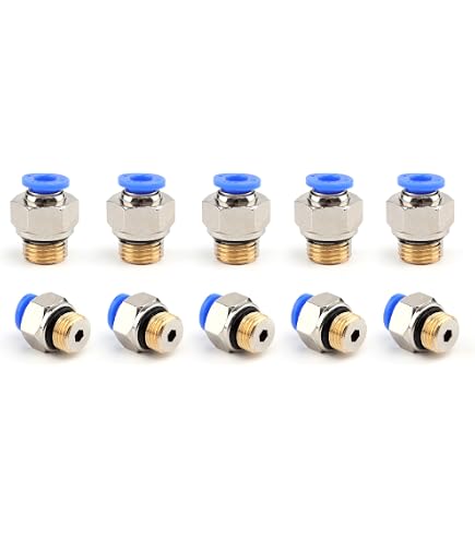 4 Stück Pneumatik Steckverbinder 8mm, Gerade Pneum Produktbild-Vorschau 9