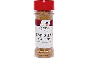El Niño Crespo - Bote de Especias para Callos 40g - Mix de Pimentón Dulce, Comino, Pimienta Negra y Cayena - Ayuda a Realizar la Digestión - Especias en Bote de Plástico Resistente