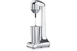 ‎ARENDO Arendo Drink Mixer / Beverage Mixer / Electric Stand Mixer / Shaker, 500 ml Cup, 100W, 22,000 rpm, 2 Speed Levels, Protein Drinks, Smoothies, Egg Milkshakes Cocktails, GS