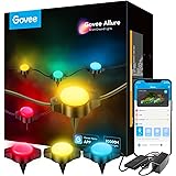Govee Smart Floor Light, 10 m RGBICW WiFi Outdoor Light, IP67 Waterproof Floor Spotlight, Works with Alexa and Google Assista