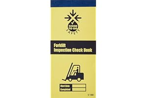 Good to Go Safety 51302 Forklift Check Book