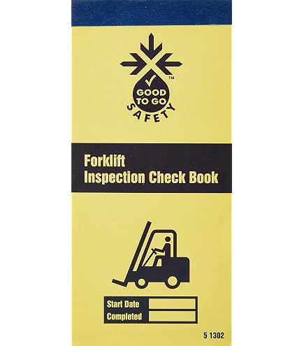 Good To Go – Libro Checklist Scala Ispezione 25 Controlli Con Copia Carbonio