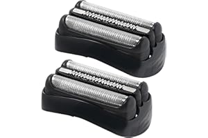 ‎LIAZ 2er-Pack Ersatzköpfe für Series 3 21B – Kompatibel mit Braun S3 21b 3010s, 3040s, 5409 usw– Präzises Trimmen, einfach zu installieren – Perfekt für die Gesichts- und Körperpflege von Männern(Schwarz)