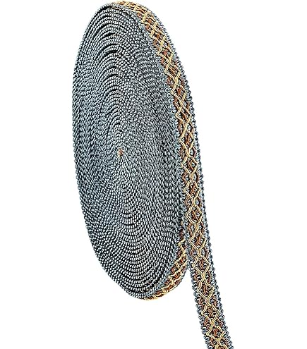 Passamaneria Copripunto Spigato 25 Mt - Blu Elettrico Per Tappezzeria - Foto 5