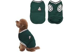 FADCAER Suéter para Perros Jersey para Perro Abrigos de Invierno para Perros Ropa Cálida para Mascotas Disfraz de Punto Chaqueta Chaleco para Clima Frío Cachorros Gatos Perros Pequeños Medianos Grandes,L