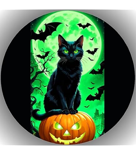 Tortenaufleger Halloween Essbar Skelett Gruselige Kürbisse Esspapier Oblate