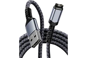 IMANGOO Kabel do ładowania do Garmin Fenix 7 7S 7X Pro Plus 6 6S 6X 6X 5 5S 5X Plus, nylonowy kabel do szybkiego ładowania 1,8 m do Forerunner 245 735 935 955 45, Vivoactive 3 4 4S, Approach S40 S60 G12 S12