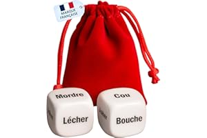 MARKETIFAR Jeu de dés ludique – Ambiance Fun et Originale – Idéal pour soirées à Deux – Accessoire de Jeu Surprise en français - Cadeau Parfait pour Les Anniversaires, la Saint-Valentin et Noël