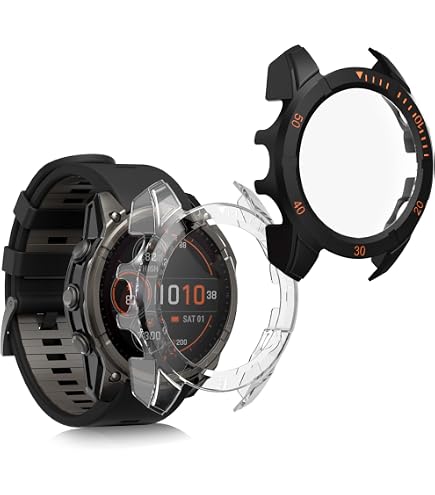 Miimall TPU Hülle Für Garmin Fenix 8 AMOLED (47mm) – Stoßfest, Leicht, Einfach Zu Montieren