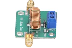 SOCOBETA DC Bias Tee 0.2-180MHz RF Modulo Professionale con Area di Dissipazione di Calore RF DC Block Bias Tee PCB RF Modulo di Segnale a Microonde per Amplificatore a banda larga
