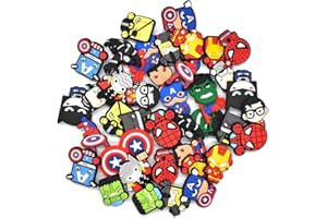 25 Pezzi Cartoon Ciondoli per Scarpe PVC Miotlsy-Cartoon Charm decorativo color Colori e stili per Decorazione di Braccialetti con Cinturino per Wristband del partito dei capretti regali di comple