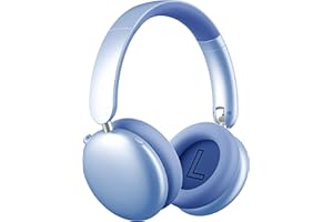 Wentronic Y06 Noise Cancelling Headphones,58H Playtime and 5 EQ Music Modes Wireless Over Ear Bluetooth Headphones with Microphone,Lossless Audio,Multipoint Connection,Foldable,Lightweight,Blue