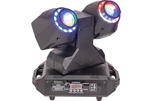 MHBEAM60-FX - Ibiza - DUAL 30W BEAM MOVING HEAD WITH ANIMATION WASH RING EFFECT, DMX
