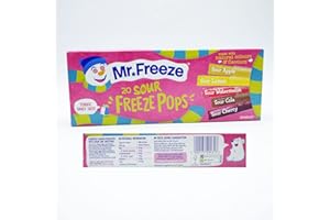 Mr Freeze Sour Freezepops 20 X 45ml