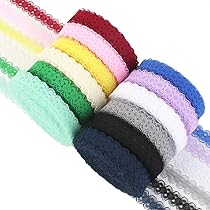 Nastro In Pizzo Elastico Floreale - 15 Cm X 1 M, Blu Reale, Per Cucito E Decorazioni | Stile Vintage E Romantico - Foto 4