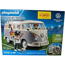 PLAYMOBIL 71814 – Volkswagen T1 Camping Bus Winter Edition II 2024, 79 Piezas, De 5 A 99 Años