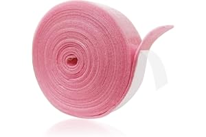 BOUFEIDA Randdämmstreifen, 50mm x 5mm x 10m Randdämmstreifen Selbstklebend, Randdämmstreifen für Ausgleichsmasse, Randstreifen Randdämmung Fußbodenheizung Estrich