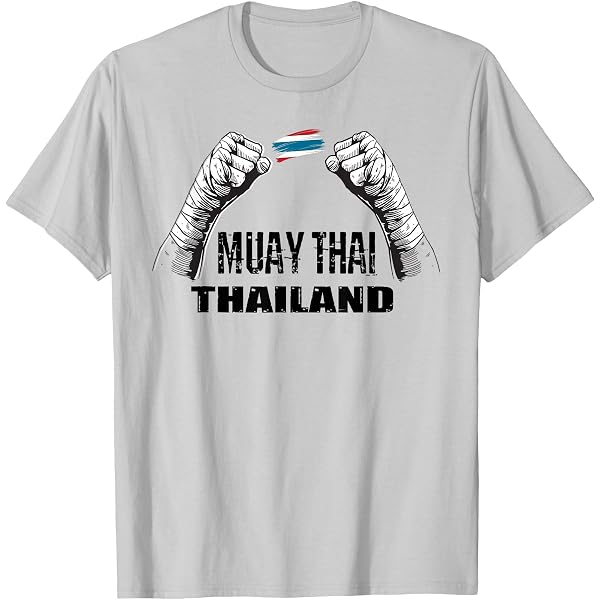T-shirt Muay Thai Boxing - Noir, Coton - Neuf Avec étiquettes - Fabriqué En France