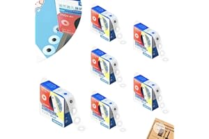 MIHURO 1500 Stück Lochverstärker Selbstklebend,Lochverstärker Transparent Lochverstärkungsringe Wasserdichter Ringlochverstärker Selbstklebend Verstärkungsringe für Büro Schule Lose Blätter Heimbedarf