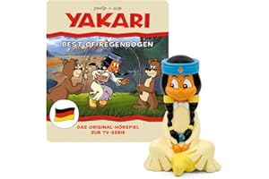 tonies Hörfigur für Toniebox, Yakari – Best of Regenbogen, Hörspiel mit 4 Geschichten für Kinder ab 4 Jahren, Spielzeit ca. 49 Minuten