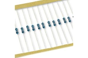 UMTMedia® 30pcs 270 ohm Ω - 1/4W Watt Metal Film Resistors 0.25 ±1% for Electronic, Arduino, or Raspberry PI Projects. Many Values Available