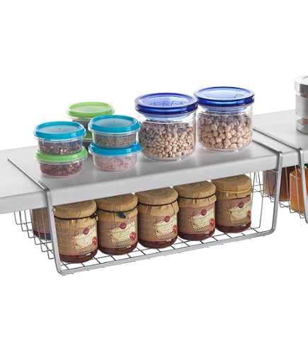 Gravidus Metall-Schrankkorb – Platzsparend Für Regalböden, Kein Bohren, 30/40/50 Cm