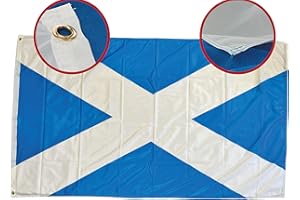 NWFlags Outdoor Heavy Scotland Flag 5ft x 3ft 110d Knitted Polyester Suitable for Flagpoles…