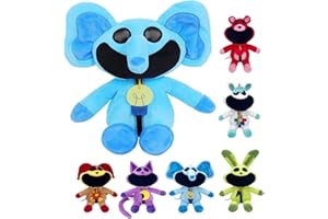 MAY HUANG Smiling Critters Plush Toy, Smiling Critters Peluche, Juguete de Peluche de Sonrientes Critters, Cute Smiling Critters Cat Nap Catnat Accion Doll for Kids and Adults, Birthday and Christmas (E)