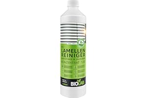 ‎BIOLAB BIOLAB Bio Lamellen Reiniger Konzentrat 1:20 (1 Liter) Jalousien & Raffstore Reiniger - Lamellenreiniger & Jalousienreiniger