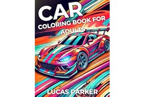 Car Colouring Book for Adults: Unique Modified Cars, JDM Classics, Race Cars, Graffiti Styles, Sports Cars, and More – Perfect for Enthusiasts, Teens, Men, Boys, and Lovers of Colouring Challenges