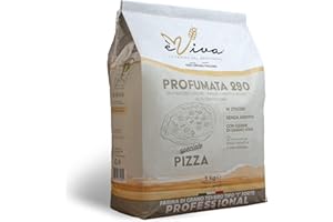 Agricola Piano – Profumata 290 | Farine de Blé Tendre Type 65 Fort avec Germe de Blé 5 kg - Farine Italienne tipo 1, Pour Pizza Contemporaine et Pinsa Romaine, Farine sans Additifs