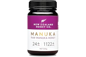 New Zealand Honey Co. Miele di Manuka MGO 1122+ / UMF 24+ | Attivo e lordo | Prodotto in Nuova Zelanda | 500g