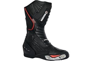 Bohmberg Centurion męskie buty motocyklowe, ergonomiczne, ze stabilnej skóry z nakładanymi ochraniaczami