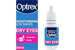 Optrex 10 ml Moisturising Eye Drops: Contact Lens Safe, Relieves Irritation, Soothes Inflammation, Hydrates, Provides Comfort for Dry and Sensitive Eyes