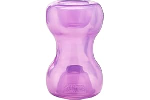 Planet Dog by Outward Hound Double Snoop Interactive Treat Stuffer Durable Dog Toy, Dog Treat Toy, Purple