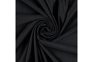 Mondo Tessuti - Tagli di Velluto - Disponibile in Diversi Formati e più di 35 Colori DIY Fai da te Pannelli Pretagliati (Nero, 50X70CM)