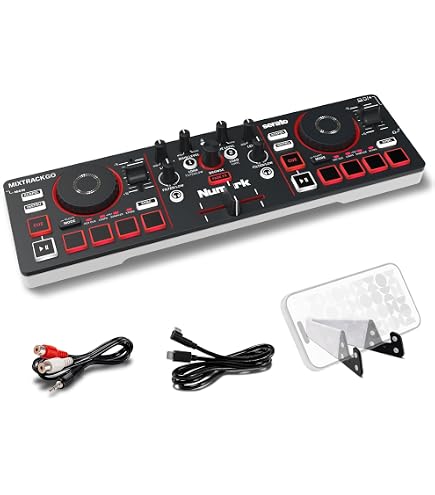 Pioneer DDJ-WeGO3-R Compact 2 Deck DJ Controller - RED : Amazon.co