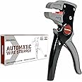 BUILDSKILL 2 IN 1 Automatic Wire Stripping & Cutting Tool – Precision Cutter for Electrical, Automotive, Cords & Cables – Ergonomic Handle with Pressure Adjustment