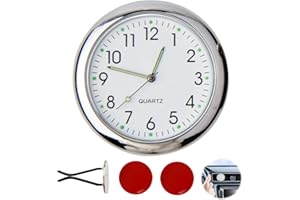 OUPDATE Uhr für Auto mini Armaturenbrett Quartz Analogue Car Dashboard Clock Leuchtend, Autouhr Lüftungsschlitz Clip Uhr für Auto Innendekoration Air Vent Clip Uhr für Autos Boote Motorräder