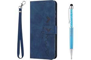 Grandoin Funda para Samsung Galaxy Note 20 Ultra, Carcasa Samsung Note 20 Ultra con Tapa y Tarjetero, Funda Libro Capa Tipo Libro Flip Case Wallet, Telefono Móvil Cover Piel Protector (Azul)