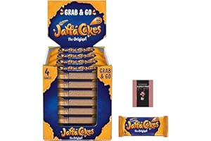 JOLAFUNBS Jaffa Cakes Snack Pack Cake Individually Wrapped Jaffa Cake - On-The-Go Snack for Kids, Guests, Visitor, Costumer, Offices Staff Perfect With Coffee & Tea Time Treat (20x44g (4PerPack))