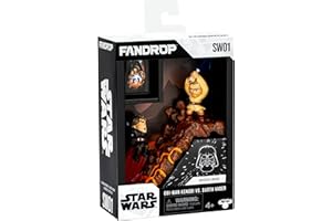 FANDROP SW01-Star Wars: Revenge of the Sith™ - Obi-Wan Kenobi VS. Darth Vader, Combines An Epic Diorama, Artifacts & Scene Marker Creating A Display To Enhance Any Star Wars Collection,