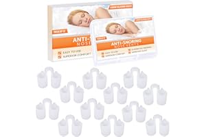 Aérateur dilatateur de sinus nasal (Lot de 12 Grand) Aérateurs en silicone souple – Une solution simple pour les ronfleurs du nez – Dispositif de réduction des ronflements réutilisable - de Mobi Lock