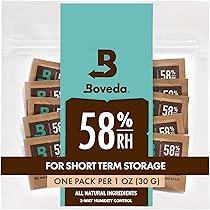 Boveda 58% Feuchtigkeitsregulierer 4 Stück - Terpenschutz Für Kräuter Bis 450g