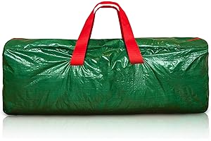 Fineway Christmas Tree Decoration Lights Zip Up Sack Storage Bag Organiser For Upto 7ft Xmas Trees - Stores Ribbon Tinsel Wreath Stocking Lights Bow Tags, Gift Wrap Paper Tidy (Tree Storage)